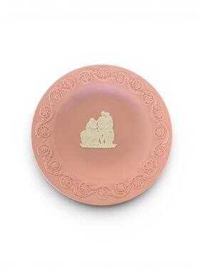 Wedgwood Jasperware Trinket Dish. Wedgwood Pink Jasperware.
